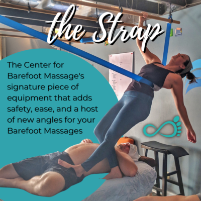 An example of our Ashi-strap, ashiatsu support strap